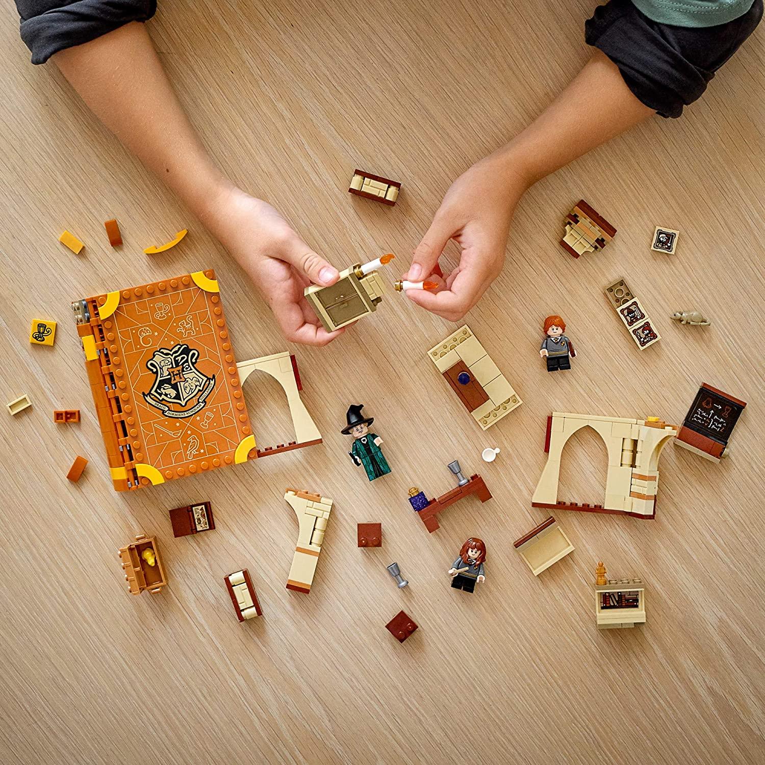 LEGO Harry Potter Hogwarts Moment Transfiguration Class Professor Mcgonagall Room Building Kit for Ages 8+ - FunCorp India