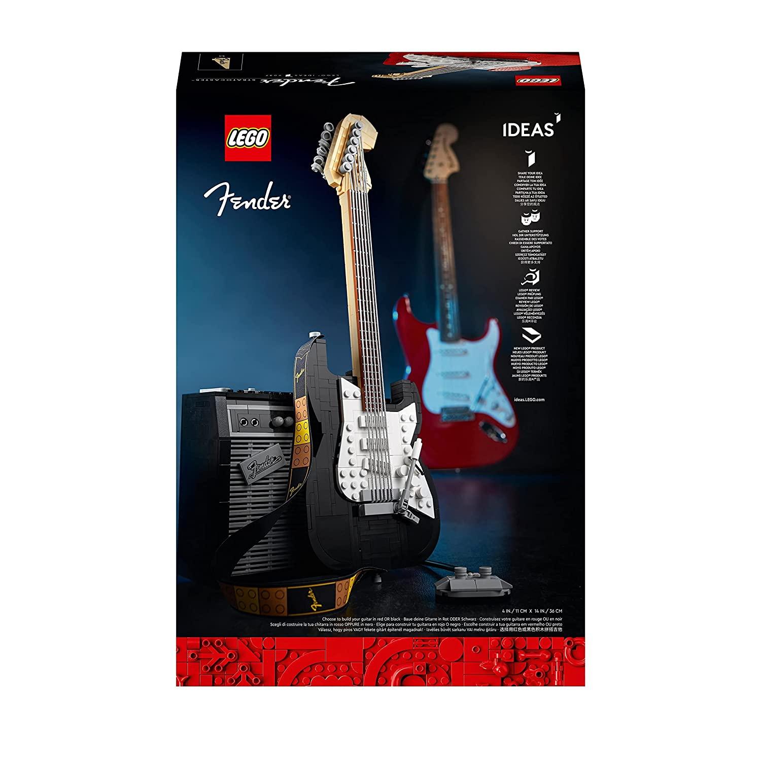 LEGO Ideas Fender Stratocaster Guitar Building Kit for Adults - FunCorp India