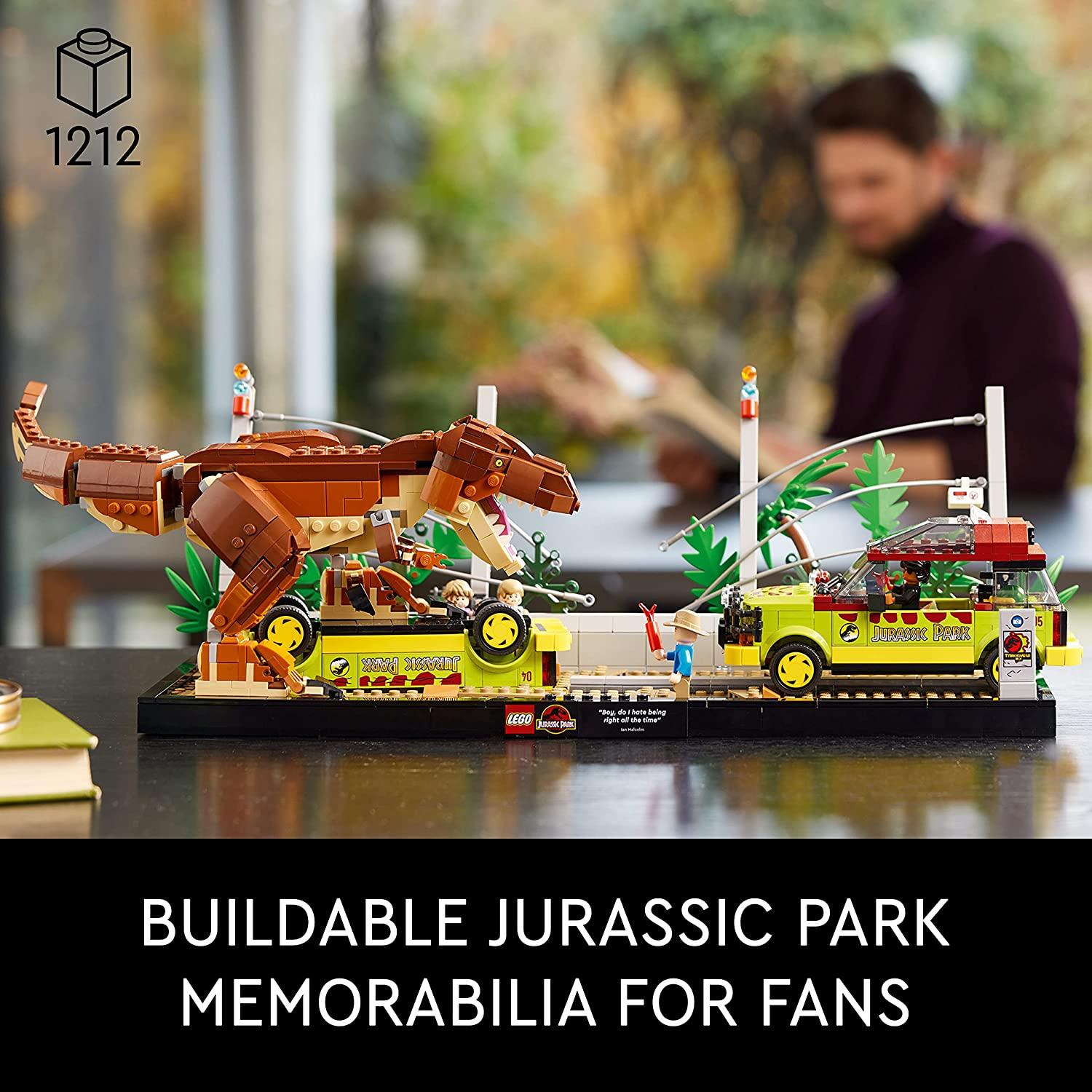 LEGO Jurassic Park T. rex Breakout Building Kit for Ages 16+ - FunCorp India