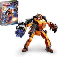 LEGO Marvel Rocket Mech Armor Building Kit For Ages 6+