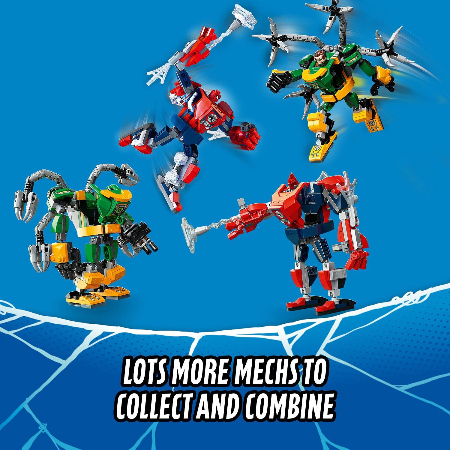 LEGO Marvel Spider-Man & Doctor Octopus Mech Battle Building Kit for Ages 7+ - FunCorp India