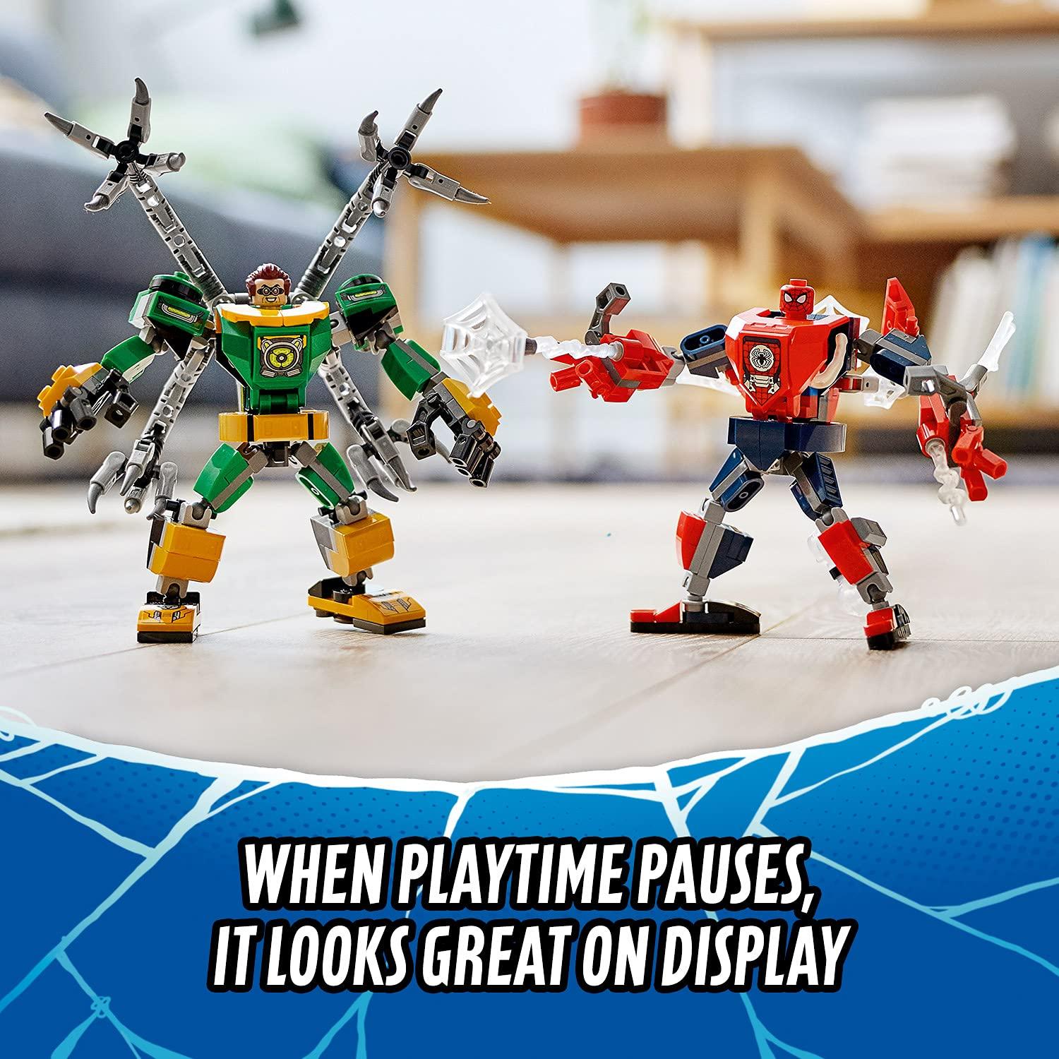 LEGO Marvel Spider-Man & Doctor Octopus Mech Battle Building Kit for Ages 7+ - FunCorp India