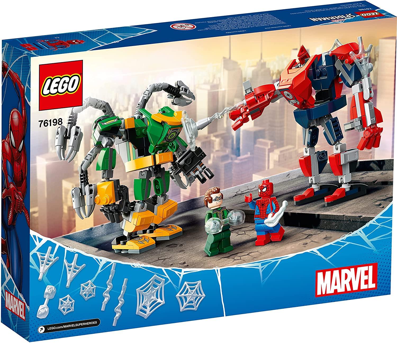 LEGO Marvel Spider-Man & Doctor Octopus Mech Battle Building Kit for Ages 7+ - FunCorp India