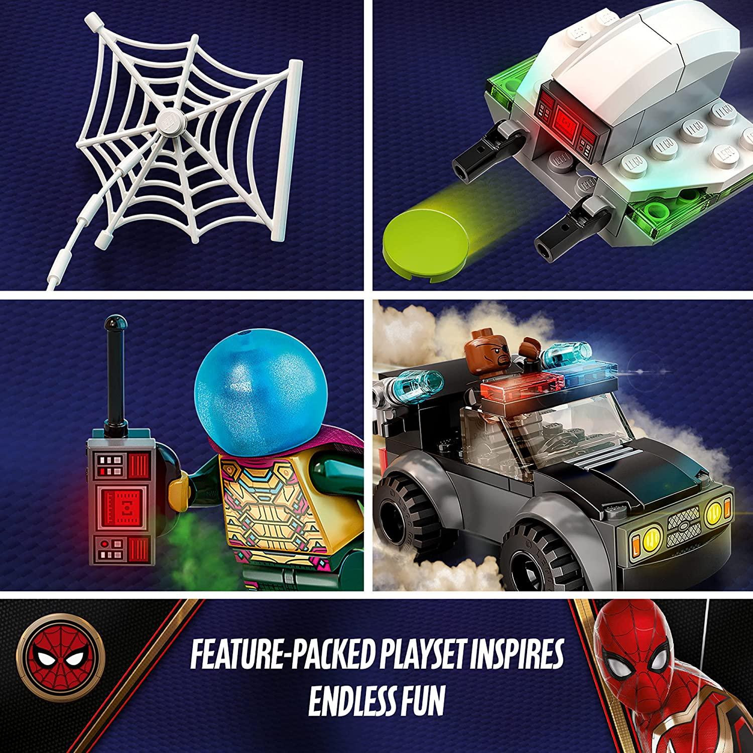 LEGO Marvel Spider-Man vs. Mysterio’s Drone Attack Building Kit for Ages 5+ - FunCorp India