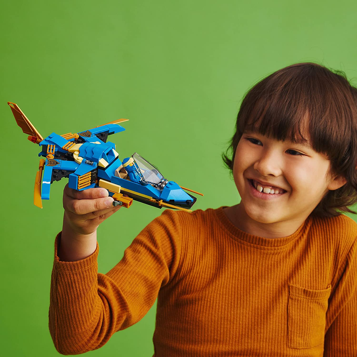 LEGO Ninjago Jay’s Lightning Jet EVO Building Kit For Ages 6+