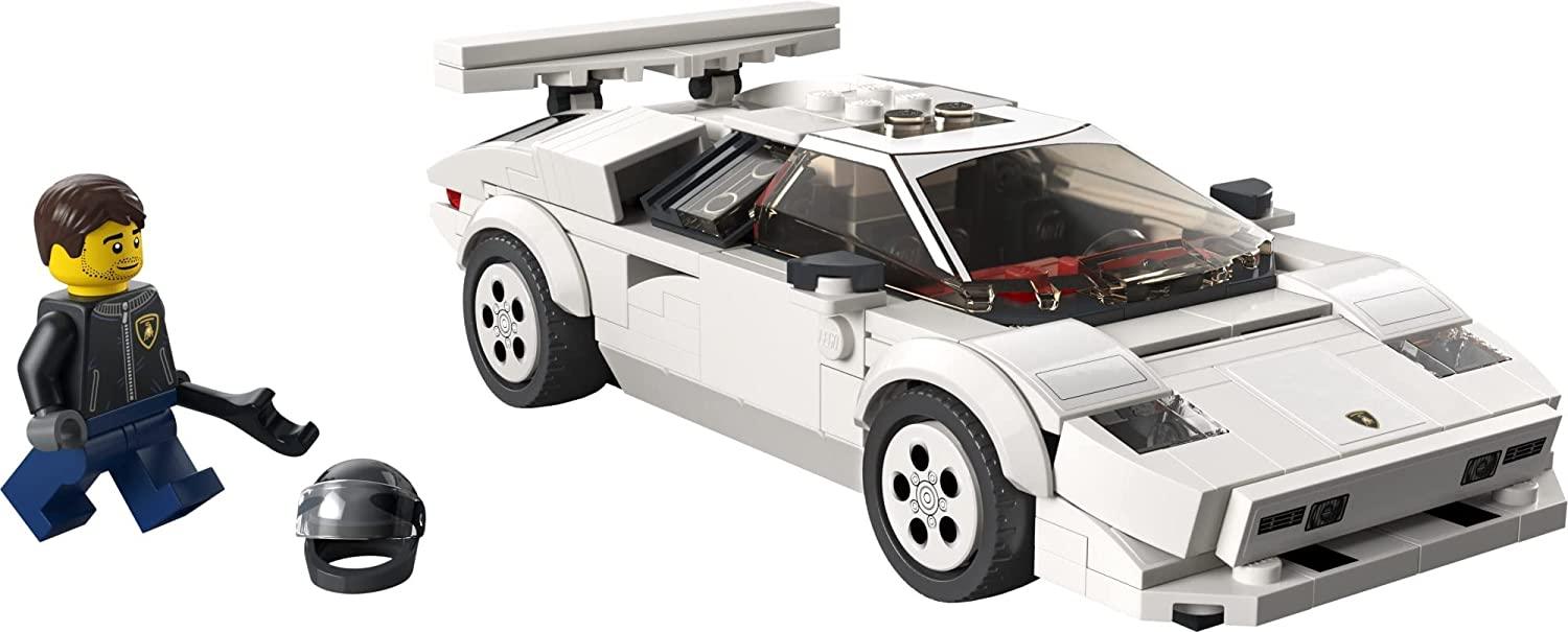 LEGO Speed Champions Lamborghini Countach Car Model Building Kit for Ages 8+ - FunCorp India