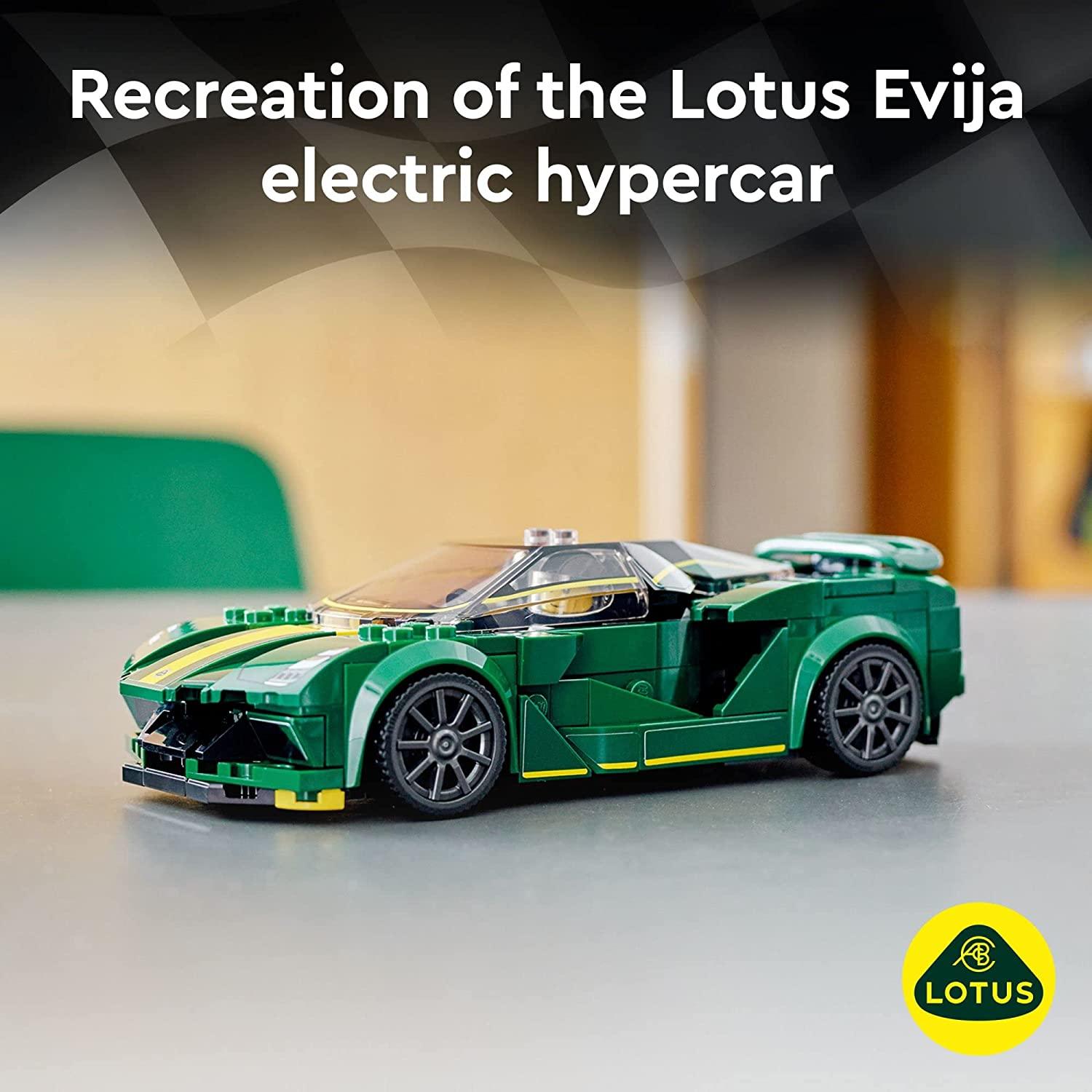 LEGO Speed Champions Lotus Evija Car Model Building Kit for Ages 8+ - FunCorp India
