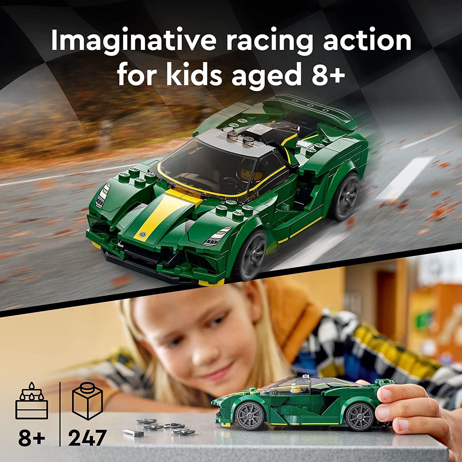 LEGO Speed Champions Lotus Evija Car Model Building Kit for Ages 8+ - FunCorp India