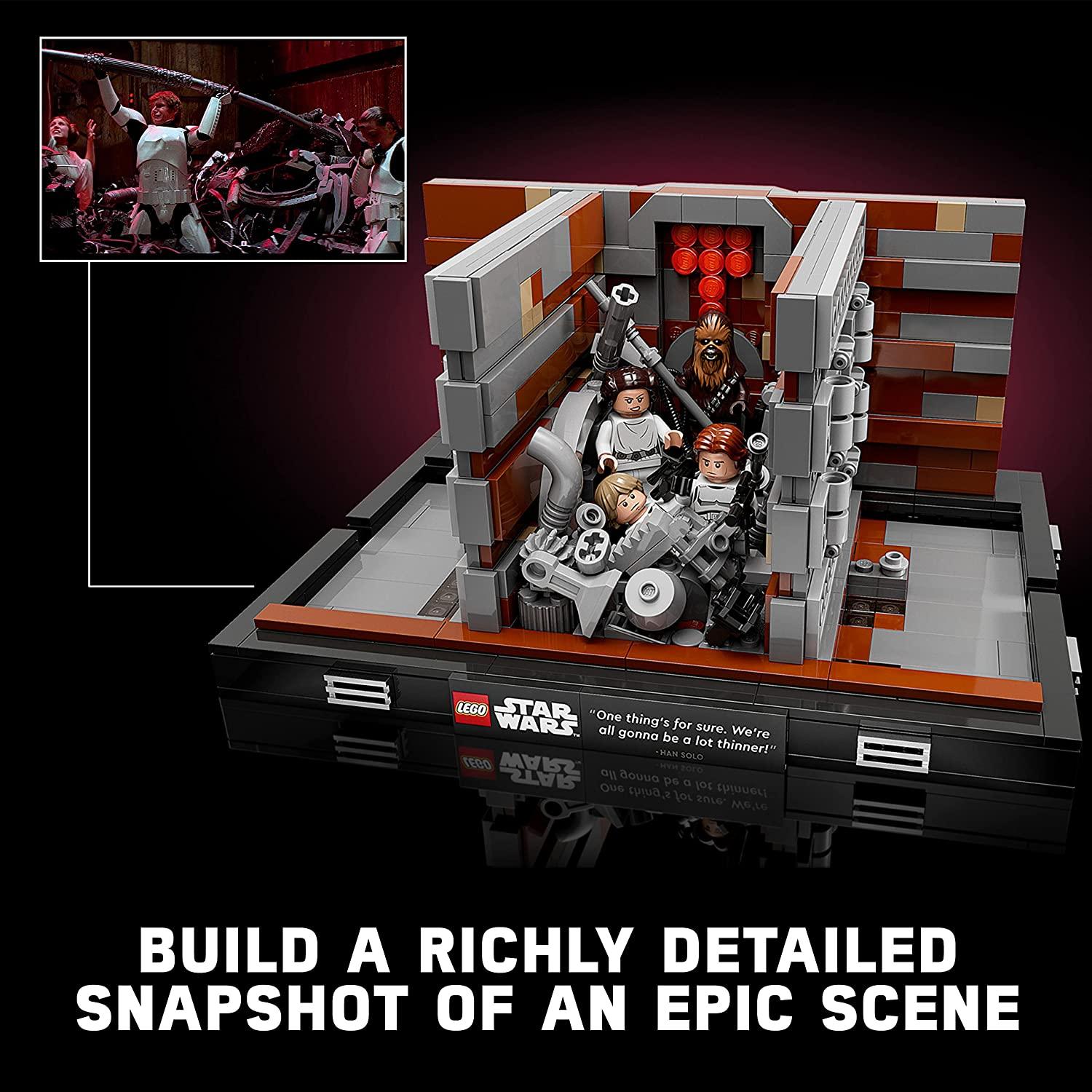 LEGO Star Wars Death Star Trash Compactor Diorama Building Kit for Ages 16+ - FunCorp India