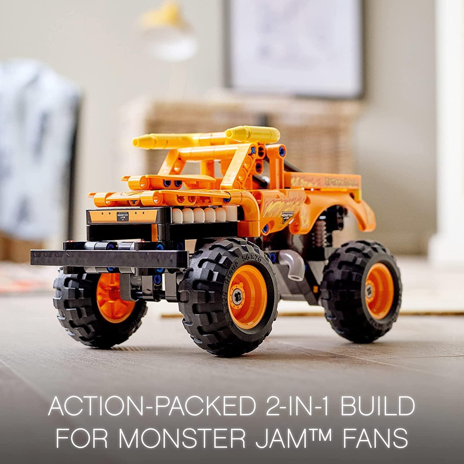 LEGO Technic 2in1 Monster Jam El Toro Loco Model Building Kit for Ages 7+ - FunCorp India