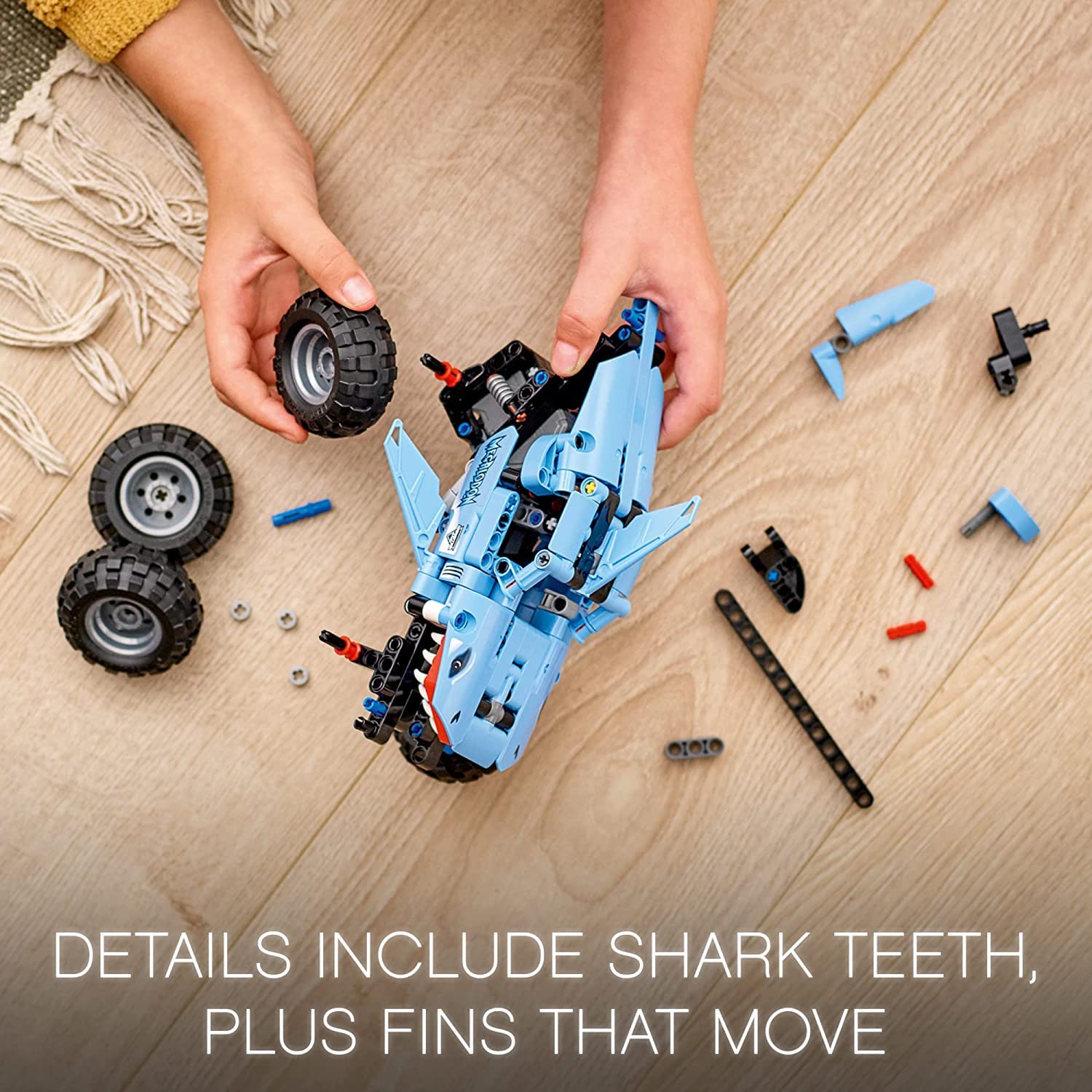LEGO Technic 2in1 Monster Jam Megalodon Building Kit For Ages 7+