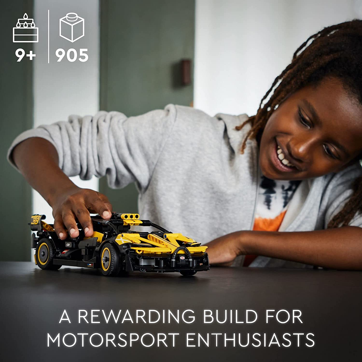 LEGO Technic Bugatti Bolide Racing Car Model Building Kit For Ages 9+