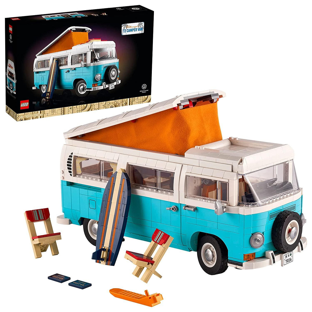 LEGO Volkswagen T2 Camper Van Building Kit for Adults - FunCorp India