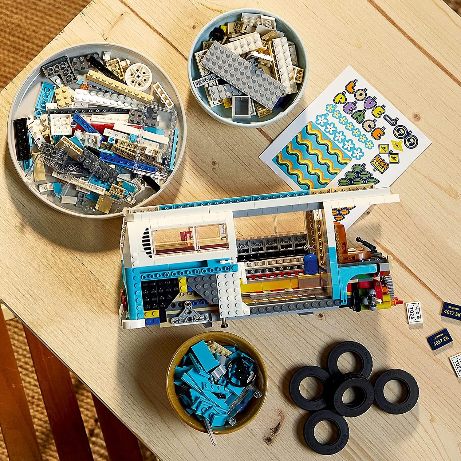 LEGO Volkswagen T2 Camper Van Building Kit for Adults - FunCorp India