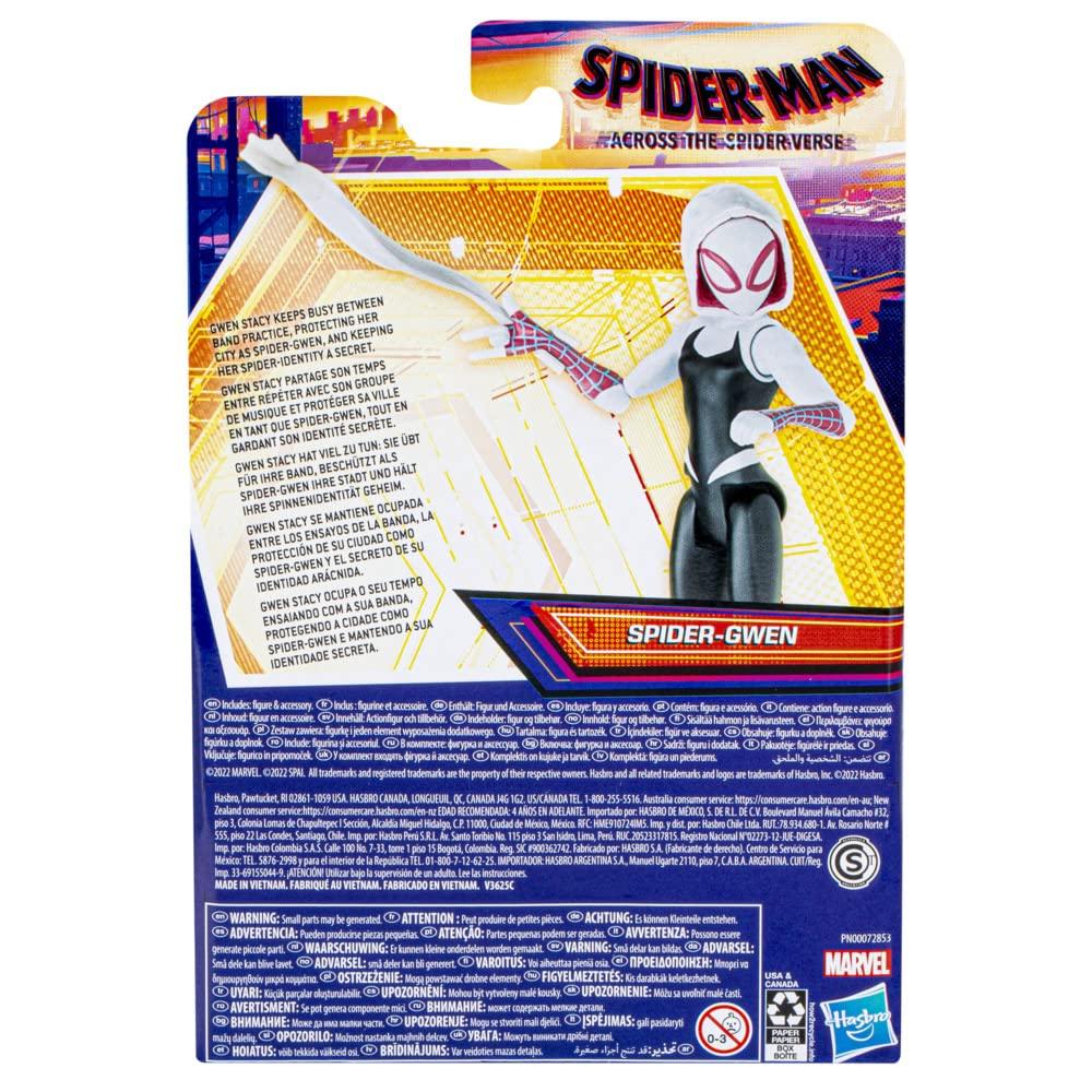 Marvel Spider-Man: Across The Spider-Verse Spider-Gwen 6-Inch-Scale Action Figure with Web Accessory Toy - FunCorp India