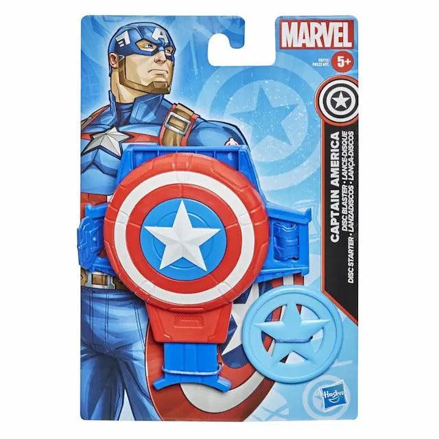 Marvel Captain America Shield Gauntlet Disc Blaster Roleplay Toy for Ages 5+ - FunCorp India