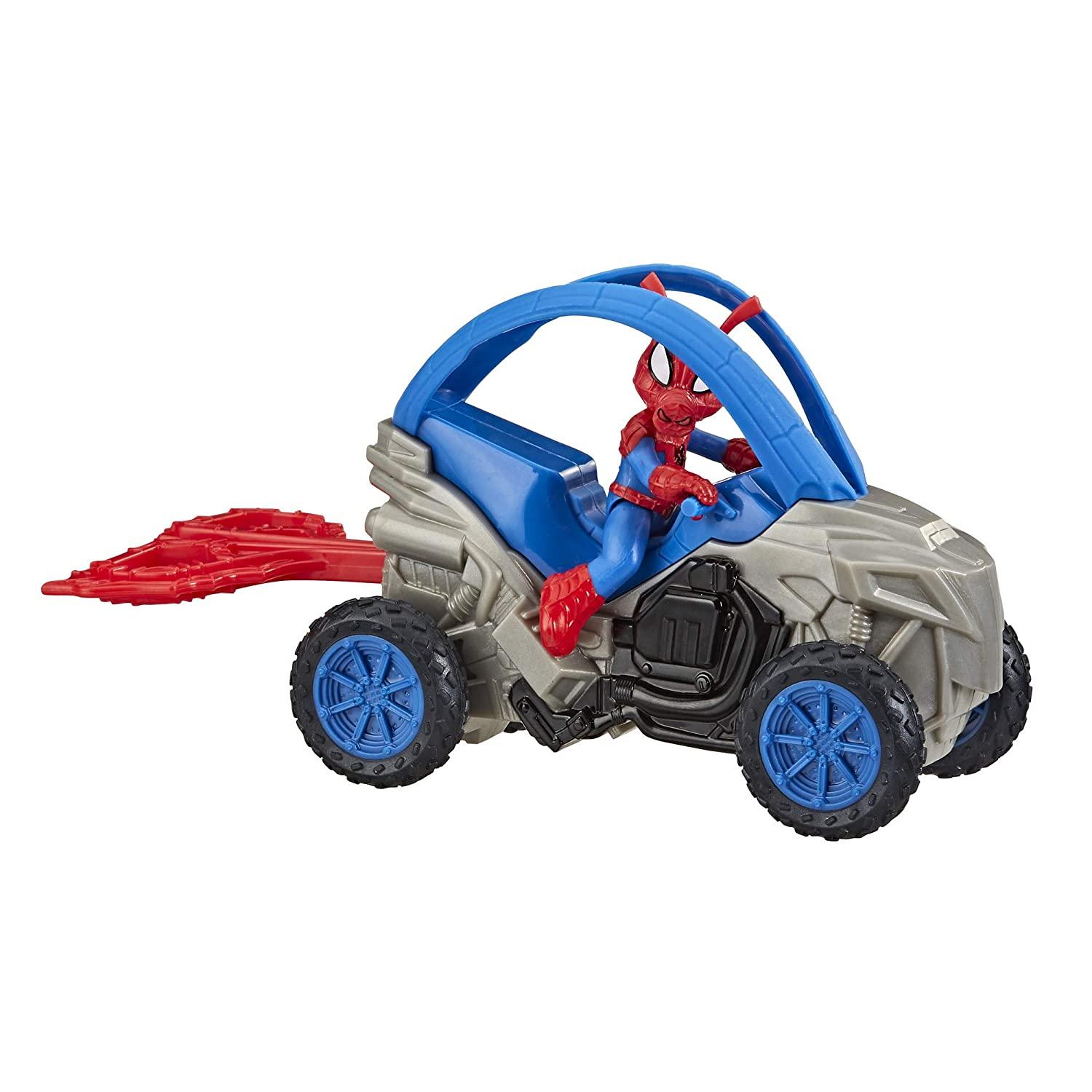 Marvel Spider-Man Spider-Ham Stunt Vehicle 6-Inch-Scale Super Hero Action Figure And Vehicle - FunCorp India