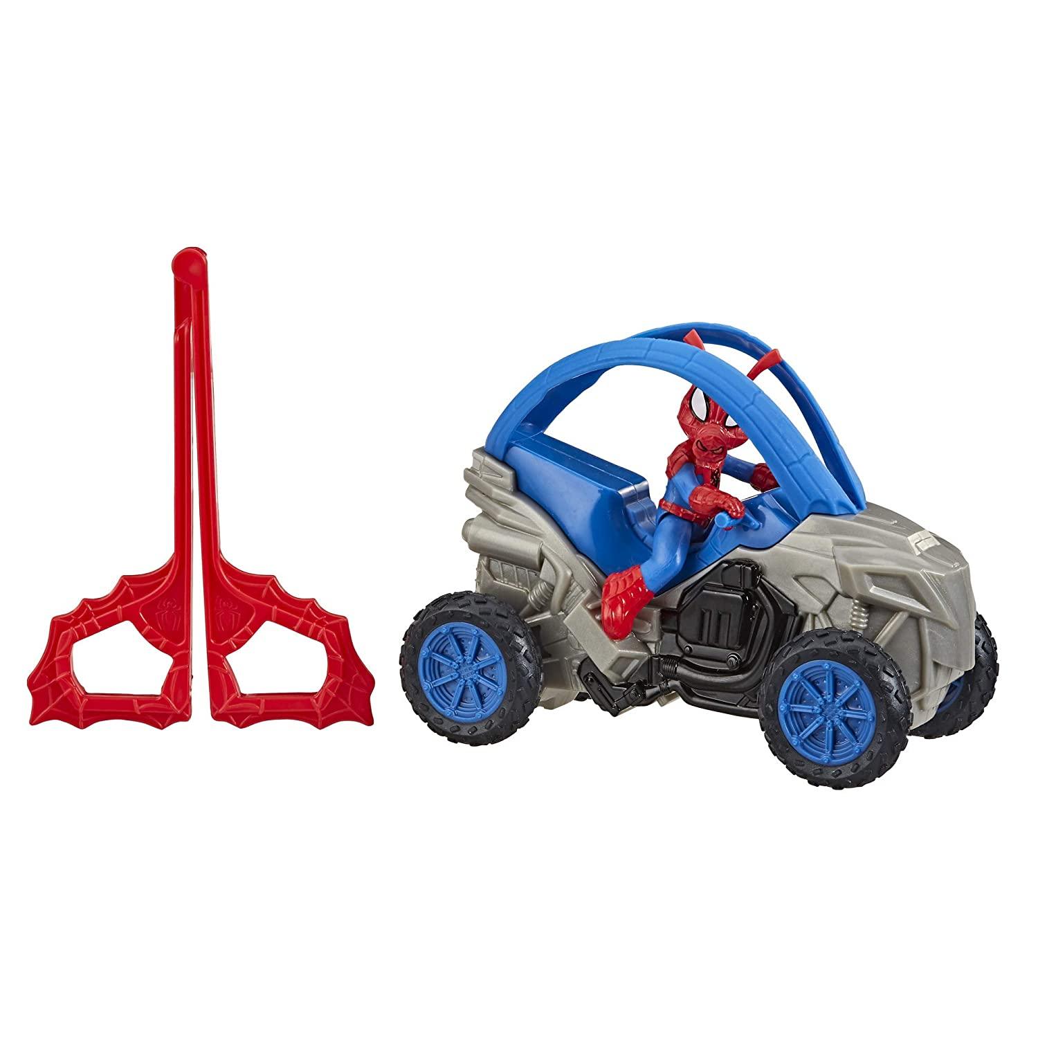 Marvel Spider-Man Spider-Ham Stunt Vehicle 6-Inch-Scale Super Hero Action Figure And Vehicle - FunCorp India