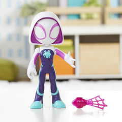 Marvel Spidey and His Amazing Friends Supersized Ghost-Spider 9-inch Action Figure, Preschool Super Hero Toy for Kids Ages 3 and Up - FunCorp India