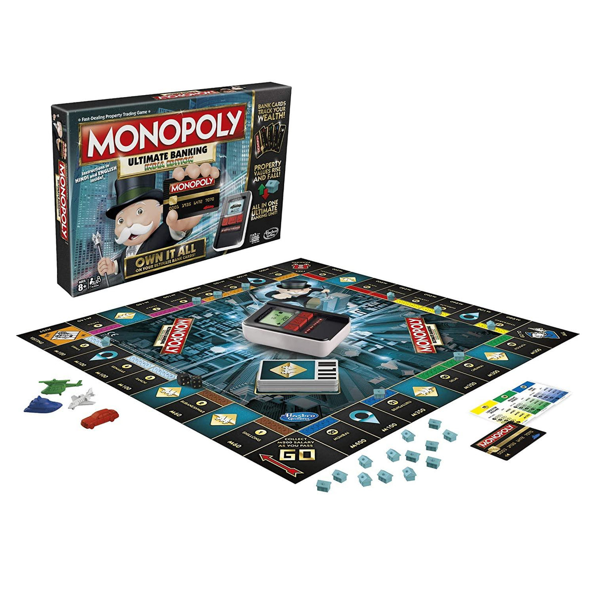 Monopoly Ultimate Banking India Edition Board Game for 8 Years and Up - FunCorp India