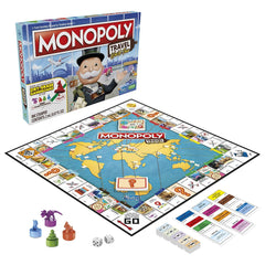 Monopoly Travel World Tour Family Board Game for Ages 8 and Up - FunCorp India