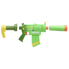 Nerf Fortnite SMG-Zesty Elite Dart Blaster,Removable Stock, Barrel and 10-Dart Clip, 10 Nerf Elite Darts - FunCorp India
