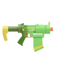 Nerf Fortnite SMG-Zesty Elite Dart Blaster,Removable Stock, Barrel and 10-Dart Clip, 10 Nerf Elite Darts - FunCorp India