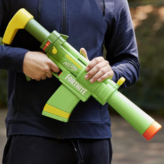Nerf Fortnite SMG-Zesty Elite Dart Blaster,Removable Stock, Barrel and 10-Dart Clip, 10 Nerf Elite Darts - FunCorp India