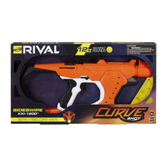 Nerf Rival Curve Shot Sideswipe XXI-1200 Blaster Fire Rounds to Curve Left, Right, Downward or Fire Straight 12 Nerf Rival Rounds - FunCorp India