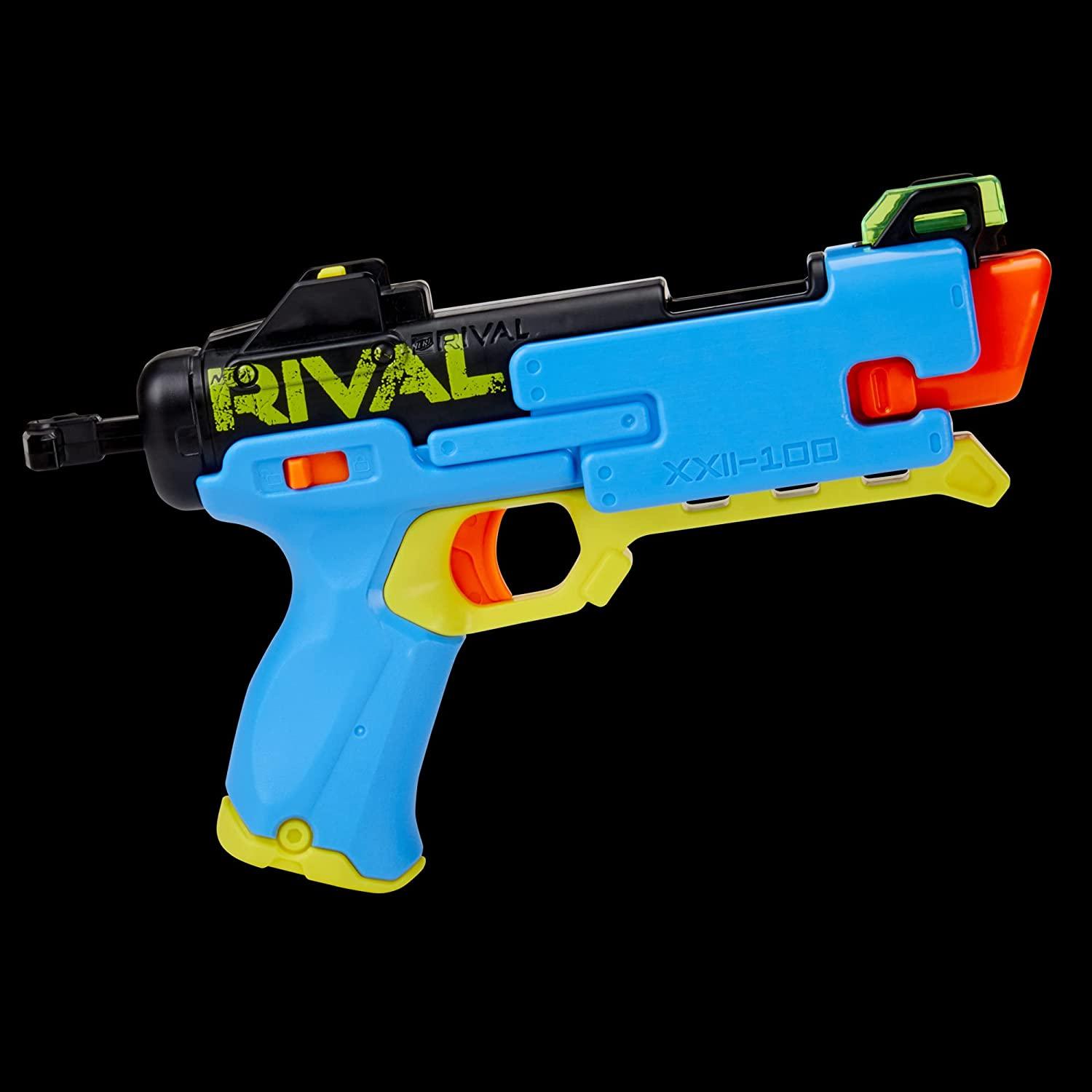 Nerf Rival Fate XXII-100 Blaster, Most Accurate Nerf Rival System, Adjustable Rear Sight, Breech Load, Includes 3 Nerf Rival Accu-Rounds - FunCorp India