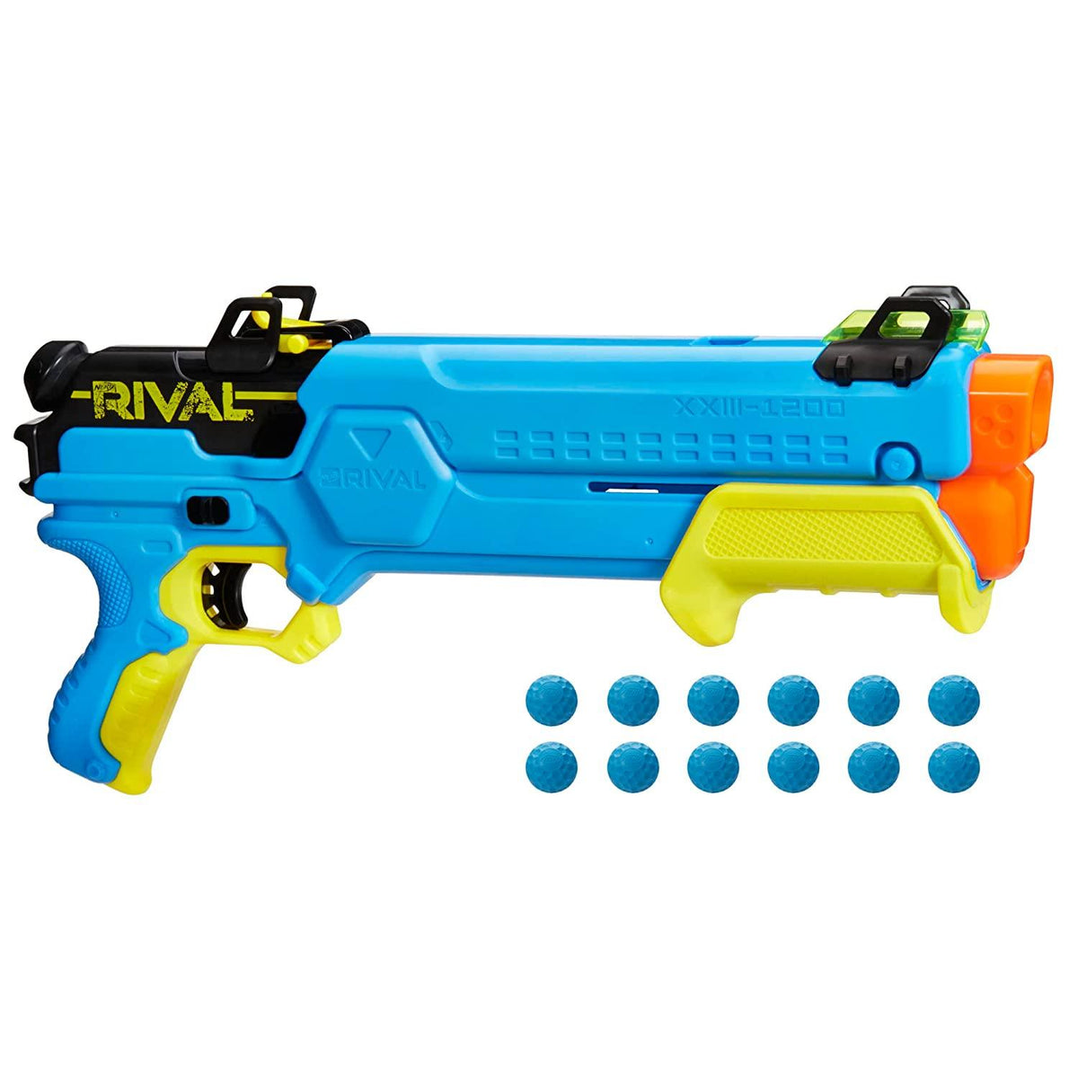 Nerf Rival Forerunner XXIII-1200 Blaster, 12 Round Capacity, 12 Nerf Rival Accu-Rounds, Most Accurate Nerf Rival System, Adjustable Sight - FunCorp India