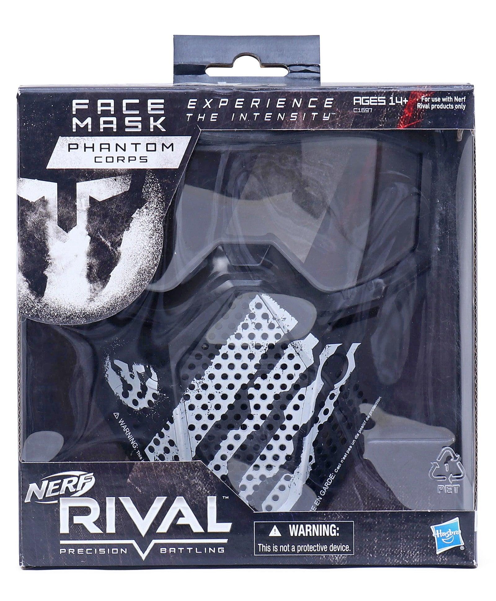 Nerf Rival Phantom Corps Face Mask for Ages 14 and Up, White - FunCorp India