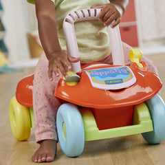 Playskool Step Start Walk 'n Ride Peppa Pig Active 2-in-1 Ride-On and Walker Toy for Toddlers and Babies 9 Months and Up - FunCorp India