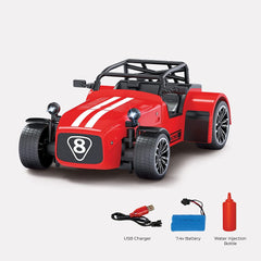 Playzu Classic Remote Control Die Cast With Mist Spray Racing Car – Red - FunCorp India
