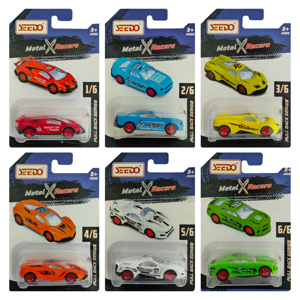 Buy Seedo Metal X Racers Pull Back Series Die Cast Car for Ages 3+