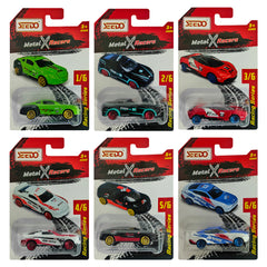 Seedo Metal X Racers Racing Series Die Cast Car for Ages 3+, Pack Of 6