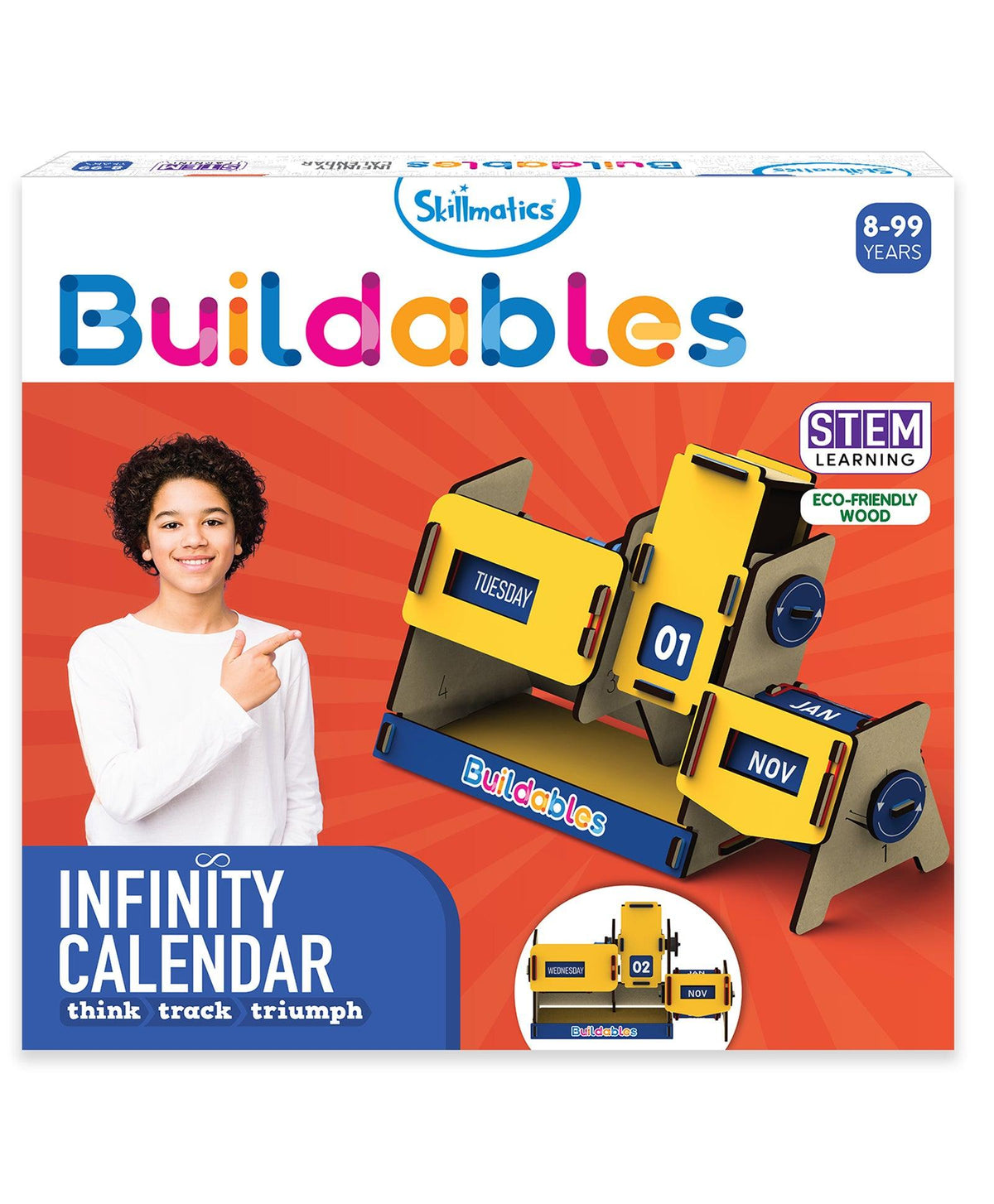 Skillmatics Buildables Infinity Calendar - Stem Building Toy For Ages 8+ - FunCorp India