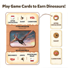 Skillmatics Dino Trio - Dinosaur Themed Strategy Card Game for Kids Ages 5+