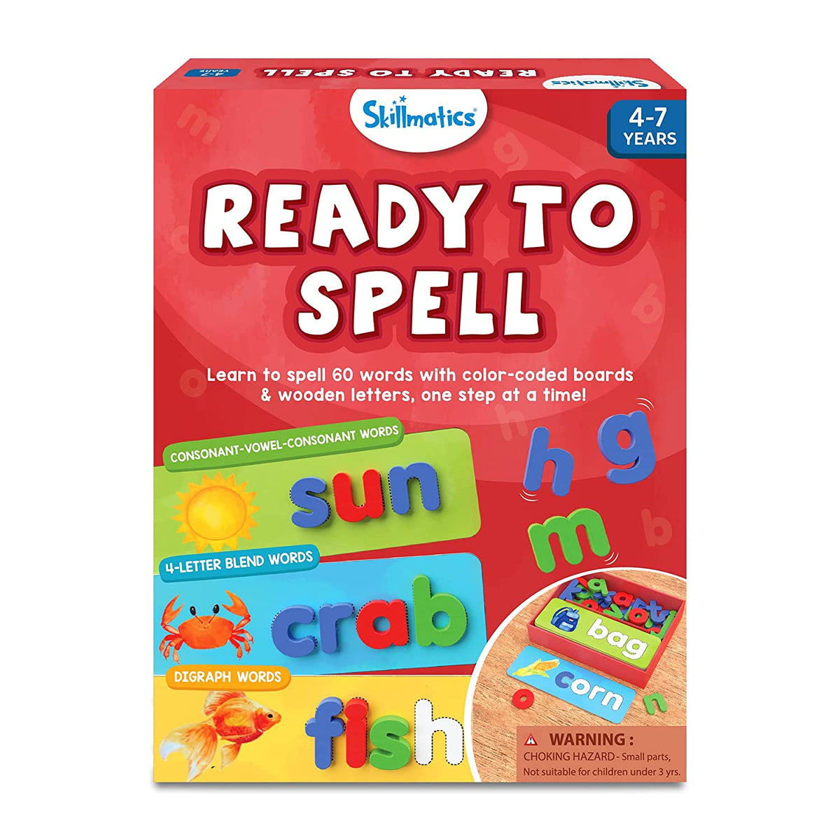 Skillmatics Ready to Spell - Learning Activities for Ages 4 to 7 Years