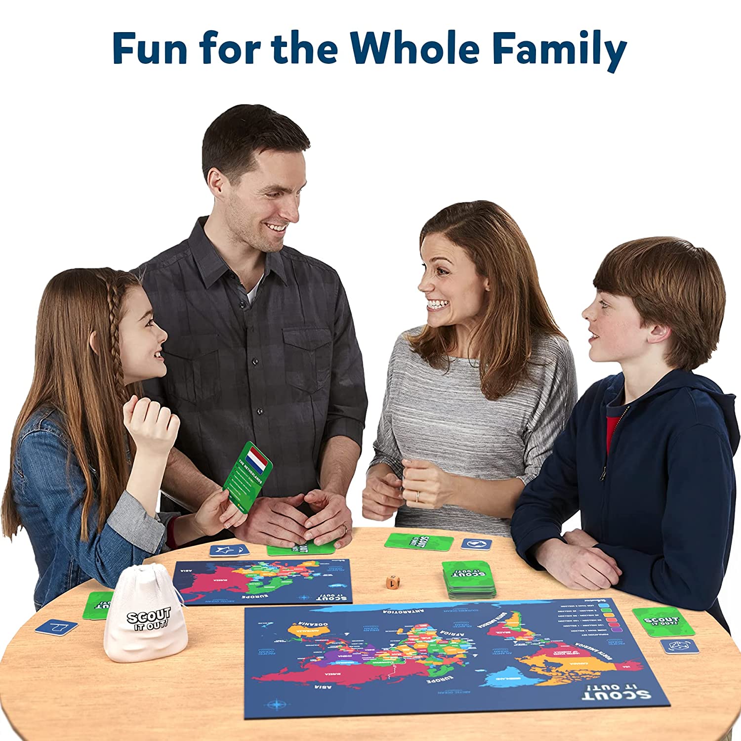 Skillmatics Scout It Out! Countries of The World - Fun Guessing & Trivia Board Game for Families