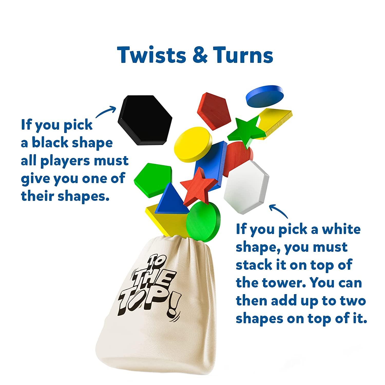 Skillmatics To The TOP! - Matching, Balancing & Strategy Family Board Game for Ages 6+ - FunCorp India