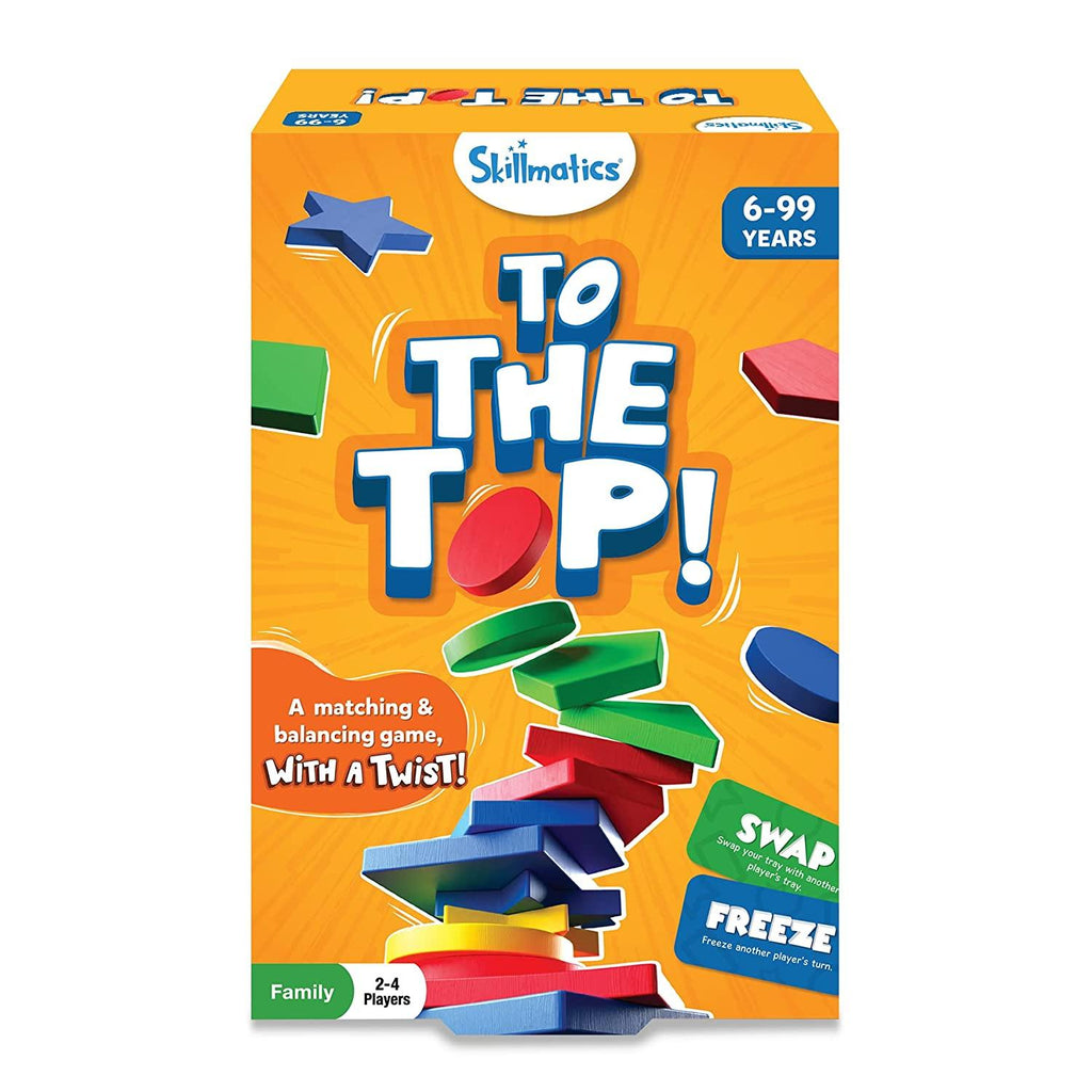 Skillmatics To The TOP! - Matching, Balancing &amp; Strategy Family Board Game for Ages 6+