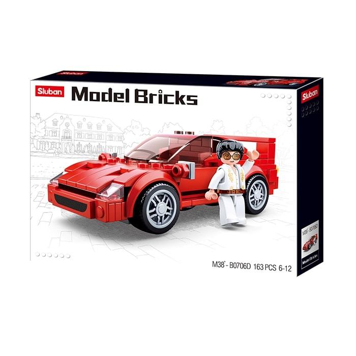 Sluban F40 Car, Building Blocks For Ages 6+ - FunCorp India