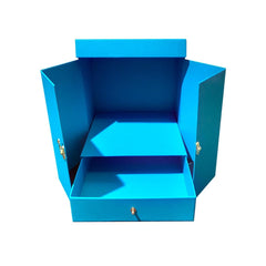 PartyCorp Card Board Surprise Cake Box with One Drawer Gift Box for DIY Customized Photo and Party Decoration - FunCorp India
