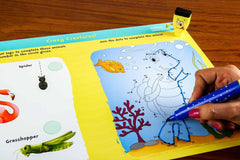 Skillmatics Animal Kingdom (3-6 Years)/ Reusable Activity Mats/ Educational Game with 2 Marker Pens/ Gifts for Kids