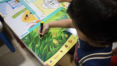 Skillmatics Animal Kingdom (3-6 Years)/ Reusable Activity Mats/ Educational Game with 2 Marker Pens/ Gifts for Kids