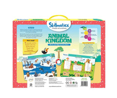 Skillmatics Animal Kingdom (3-6 Years)/ Reusable Activity Mats/ Educational Game with 2 Marker Pens/ Gifts for Kids