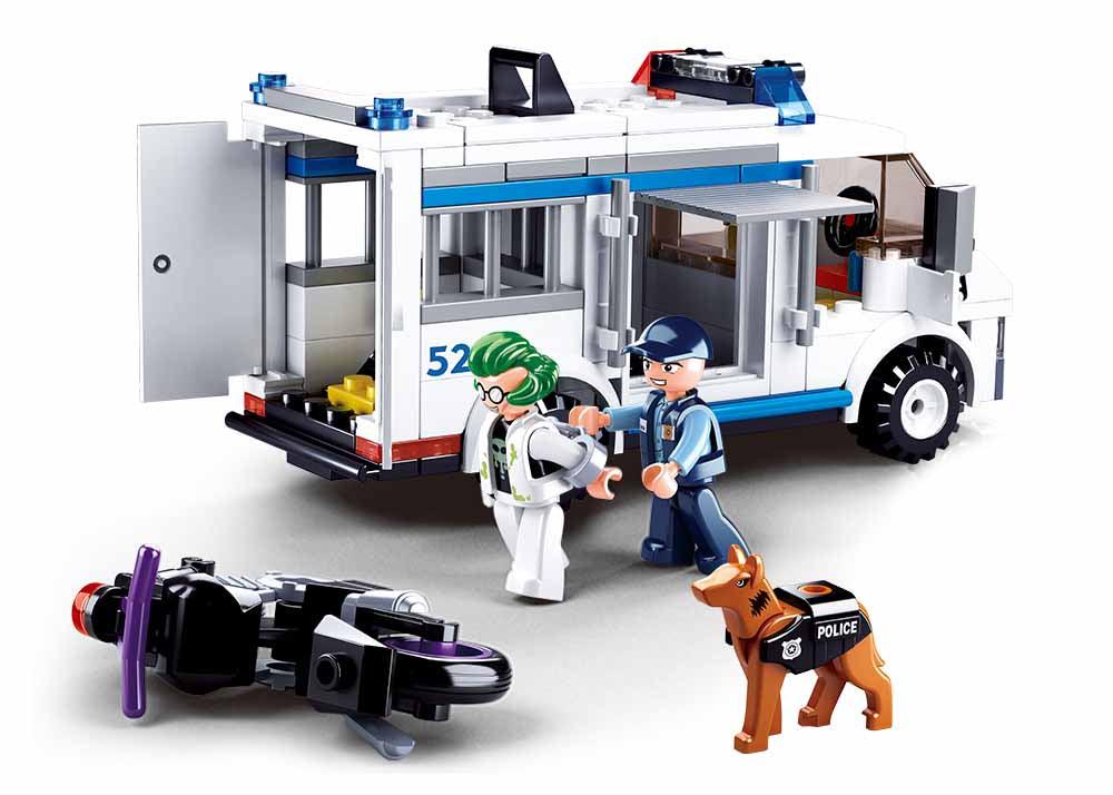 Sluban Police Escort Vehicle Building Blocks for Ages 6+