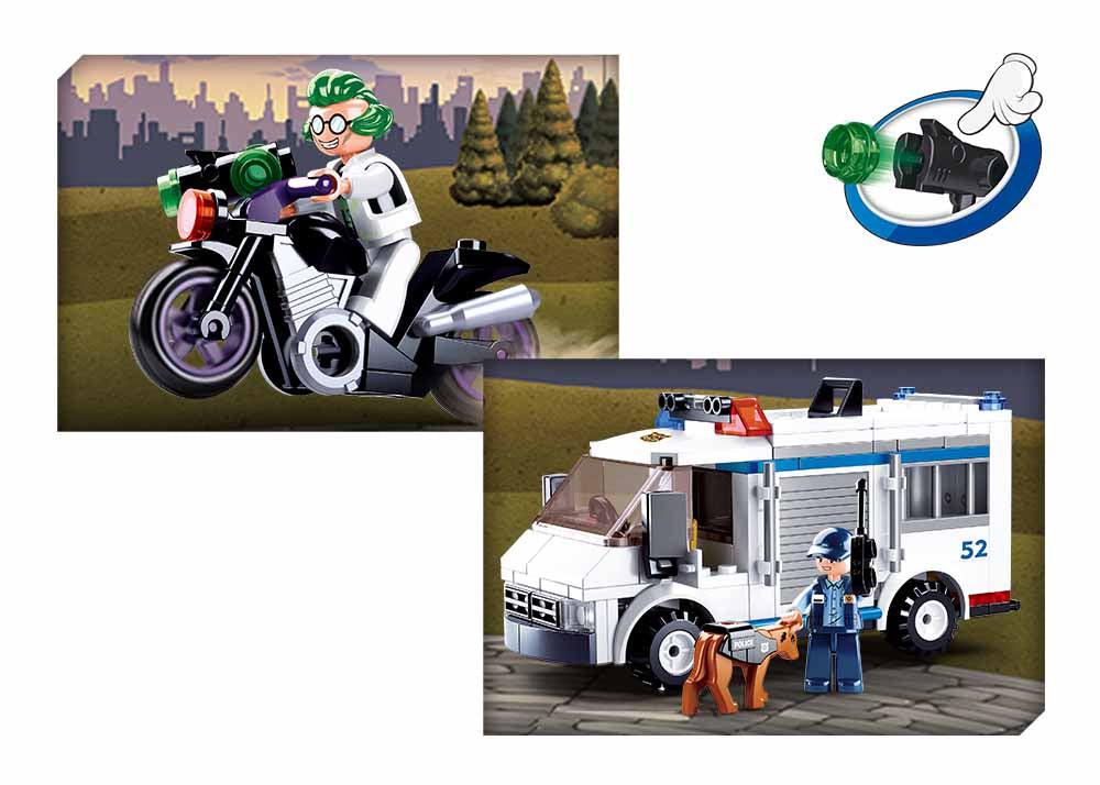 Sluban Police Escort Vehicle Building Blocks for Ages 6+