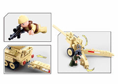 Sluban WW2 Half Truck Building Blocks For Ages 6+